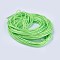 Korean Waxed Polyester Cords, Spring Green, 1mm, about 16.4 yards(15m)/bag