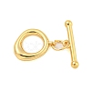 Brass Toggle Clasps KK-A223-09G-1