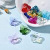 72Pcs 12 Colors Birthstone Charms Glass Pendants RGLA-ZZ0001-03-12x15mm-5