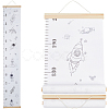 Space Theme Pattern Removable Height Chart for Kids AJEW-WH0165-72A-1