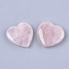Natural Rose Quartz Heart Love Stone G-T125-06A-2