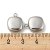 304 Stainless Steel Charms STAS-L022-020P-3
