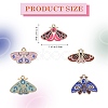 20Pcs 5 Style Alloy Enamel Pendants ENAM-SZ0004-30-2