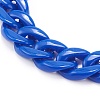 4Pcs 4 Colors Opaque Acrylic Curb Chain Mobile Straps Sets HJEW-JM00445-02-4