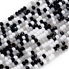 Glass Beads Strands GLAA-F106-B-15-1