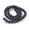 Natural Obsidian Beads Strands G-G099-8mm-24-2