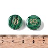 Synthetic Malachite Beads G-A238-01B-3