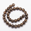 Tibetan Style 3-Eye dZi Beads G-K166-02-12mm-L1-02-2