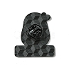 Black Alloy Brooches JEWB-G036-10B-2