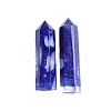 Blue Watermelon Stone Glass Point Tower Wands PW-WG39017-01-5