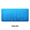 Stainless Steel Nail Art Templates Stamping Plate Set MRMJ-S048-096-2