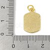 Brass Enamel Pendants KK-B114-10G-3