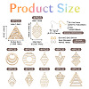 DIY Geometry Earring Making Kit DIY-TA0005-46-11