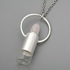 304 Stainless Steel Openable Perfume Bottle Pendant Necklaces NJEW-I239-04S-3