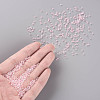 11/0 Grade A Transparent Glass Seed Beads X-SEED-N001-E-308-4