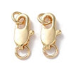 Rack Plating Brass Lobster Claw Clasps KK-F090-24LG-01-1