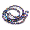 Electroplate Glass Beads Strands X-EGLA-T020-11-3