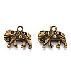 Tibetan Style Alloy Pendants TIBEP-S319-094AB-NR-1