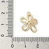 Brass Micro Pave Clear Cubic Zirconia Pendants KK-U013-02G-3