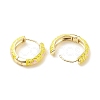 Flower Enamel Hoop Earrings EJEW-G290-04G-B-2