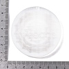 Flat Round Natural Selenite Slice Coasters DJEW-C015-02G-3