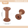 Wood Thread Bobbins TOOL-WH0053-54A-02-2