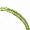 2Pcs 2 Style Glass Seed & Imitation Pearl & Brass Beaded Stretch Bracelets Set for Women BJEW-JB09033-4