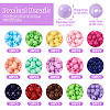 300Pcs 15 Colors Opaque Acrylic Beads SACR-TA0001-13-4