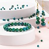 340Pcs 4 Sizes Synthetic Chrysocolla Beads G-LS0001-31-6