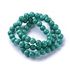 Natural Mashan Jade Beads Strands G-I227-01-6mm-A06-2