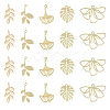 SUPERFINDINGS 20Pcs 5 Style Alloy Pendants FIND-FH0007-30-1