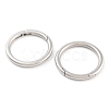 Non-Tarnish 316 Stainless Steel Spring Gate Rings STAS-M296-01P-I-1