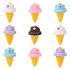 50Pcs 5 Colors Imitation Ice Cream Decoration AJEW-CJ0001-20-4