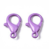 Spray Painted Eco-Friendly Alloy Lobster Claw Clasps X-PALLOY-T080-06D-NR-3