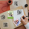 4Pcs 4 Styles PVC Stamp DIY-WH0487-0065-2