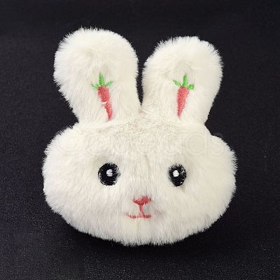 Cartoon Rabbit Non Woven Fabric Brooch JEWB-Z001-13-1