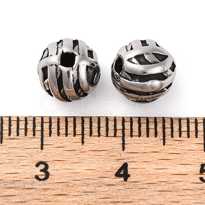 304 Stainless Steel Beads STAS-H226-01AS-01-1