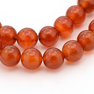 Natural Carnelian Beads Strands X-GSR8MM060-1-1