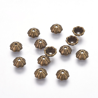 Tibetan Style Bead Caps X-TIBEB-00954-AB-NR-1