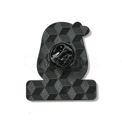 Black Alloy Brooches JEWB-G036-10B-1