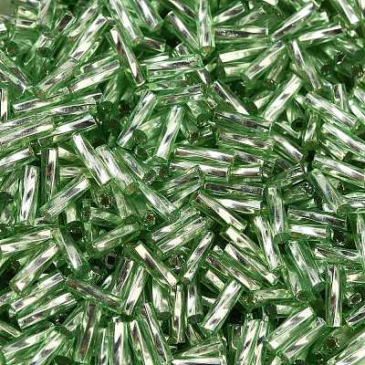 Glass Twist Bugle Beads SEED-C004-06B-1