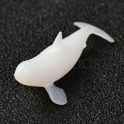 Whale Shaped Plastic Decorations DIY-F066-13-1