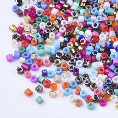 Glass Cylinder Beads SEED-Q036-01A-D33-1