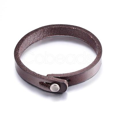 Leather Cord Bracelets BJEW-P099-13-1