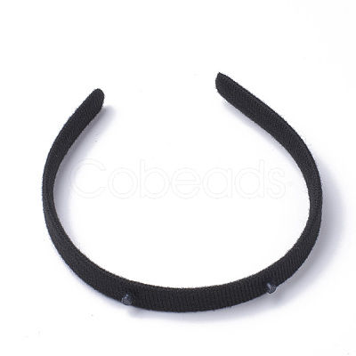 Hair Accessories Plain Plastic Hair Band Findings OHAR-S195-04C-1