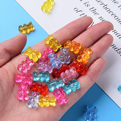 Transparent Acrylic Beads X-MACR-S373-52B-1