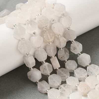 Natural Rainbow Moonstone Beads Strands G-P534-A06-01-1