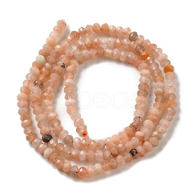 Natural Multi-Moonstone Beads Strands G-M426-A02-01-1