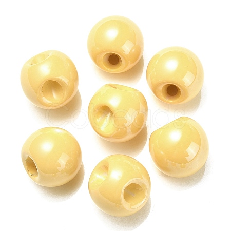Opaque Acrylic Beads OACR-G012-01J-1