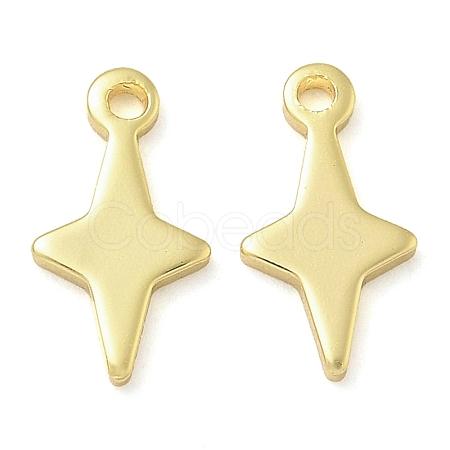 Brass Charms KK-C083-08G-1